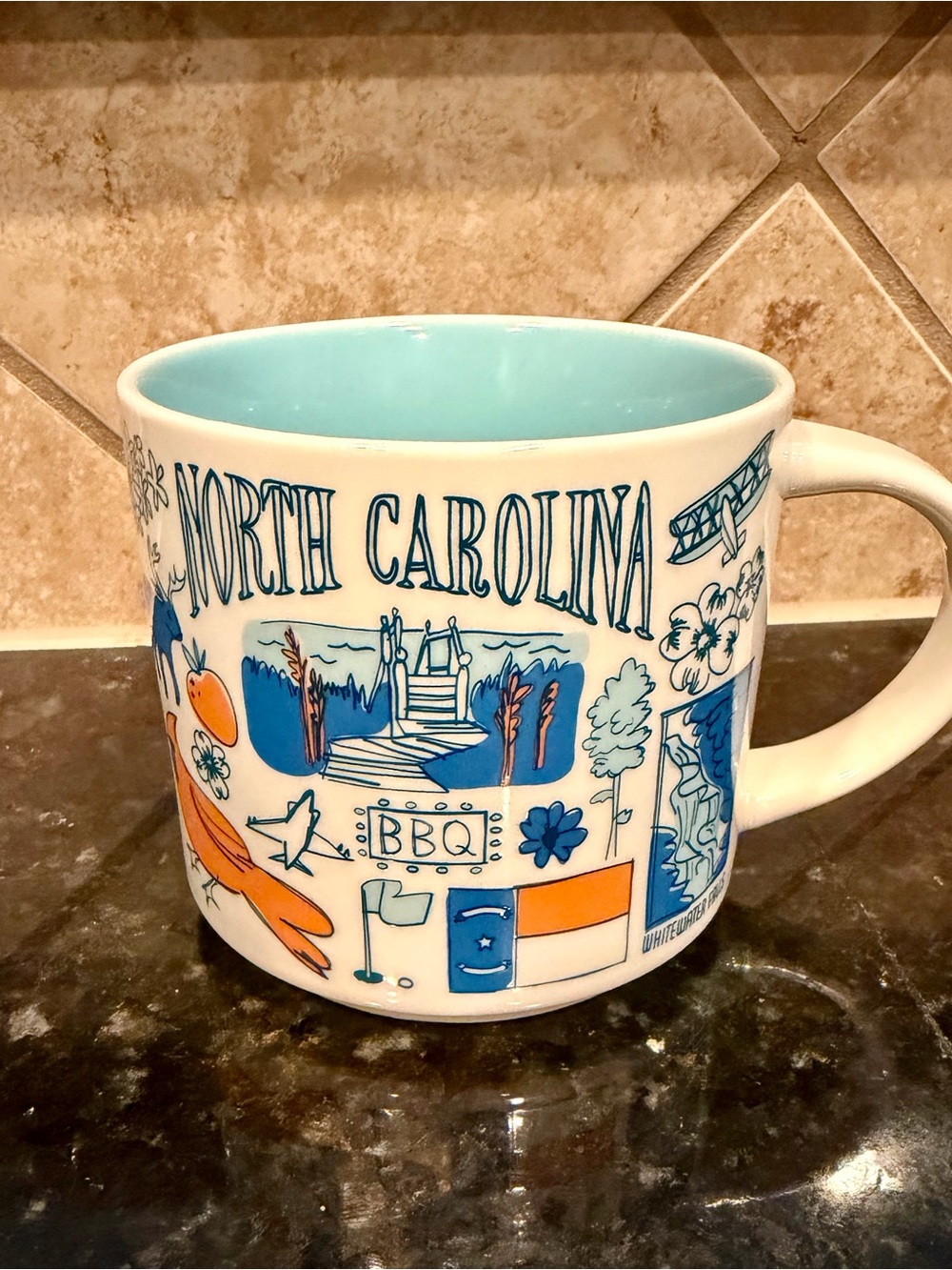Starbucks Been There Series Mug Collector Coffee Cup - North Carolina